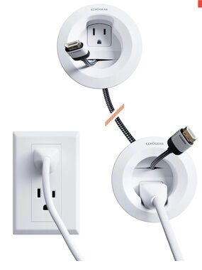 ECHOGEAR EGAV -CMIWP1 In-Wall Power Cable Management Accessories Kit BNIB